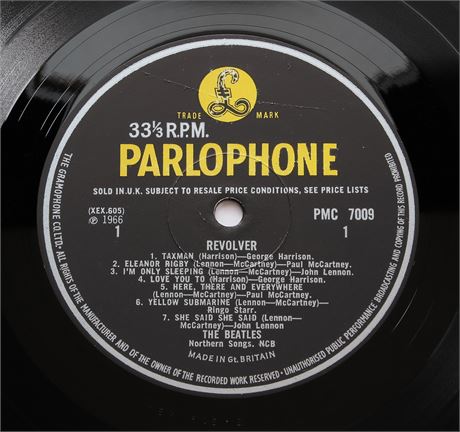 Parlogram Auctions - The Beatles - Revolver - UK 1966 1st MONO XEX