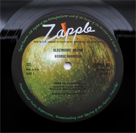 George Harrison - Electronic Sound - UK 1969 1st Press ZAPPLE LP