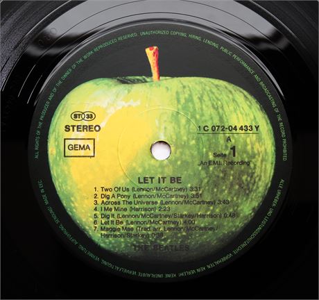 The Beatles - Let It Be - 1984 German Analog DMM Crossover AUDIOPHILE
