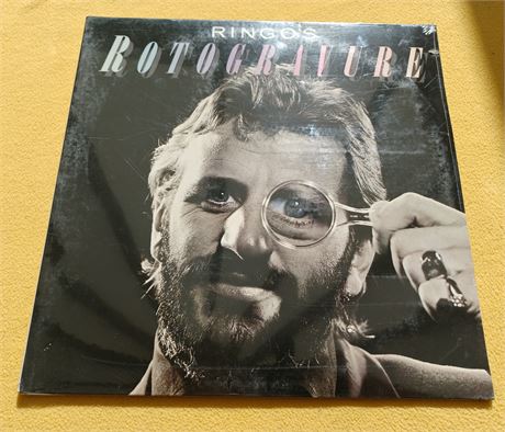 RINGO STARR " RINGO'S ROTOGRAVURE " SUPERB RARE STILL SEALED USA ORIGINAL LP