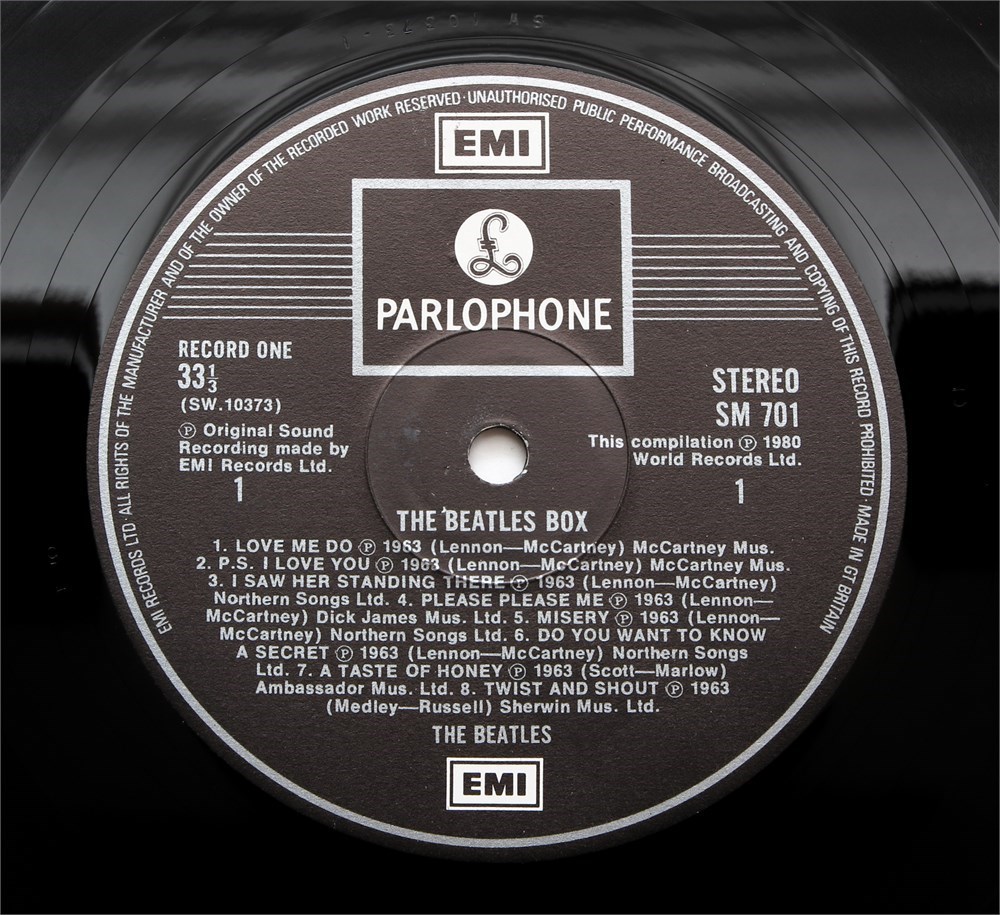 Parlogram Auctions - The Beatles Box From Liverpool - World 