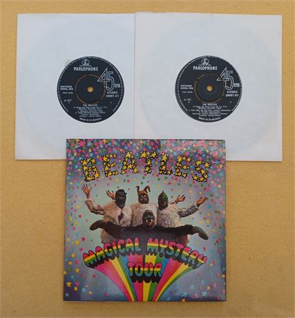 BEATLES " MAGICAL MYSTERY TOUR "SUPERB UK 72/3 STEREO VRARE MONO MISPRESS SIDE 4