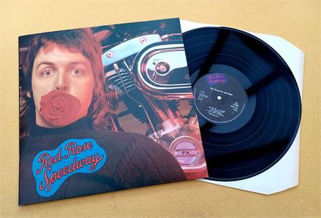 McCARTNEY " RED ROSE SPEEDWAY "SUPERB UK MID 70'S PRESS IN BRAILE SLEEVE