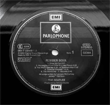 The Beatles - Rubber Soul - 1988 German DMM Audiophile LP EX+
