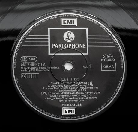 The Beatles - Let It Be - 1988 German DMM Audiophile LP MINT -
