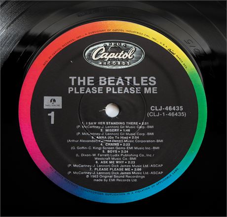 The Beatles - Please Please Me - UK 1988 Capitol MONO LP MINT -