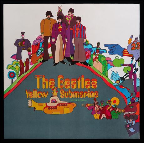 The Beatles  Yellow Submarine - UK 1980 HTM Analogue Cut LP MINT