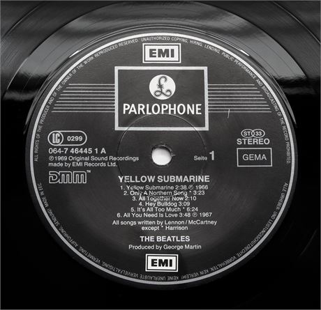 The Beatles - Yellow Submarine - 1988 German DMM Audiophile LP EX+