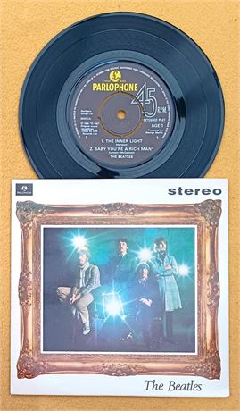 " THE BEATLES " SUPERB NMINT VERY RARE UK STEREO EP FROM EP BOX SET