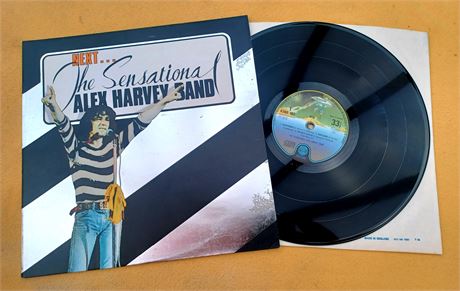 " NEXT... THE SENSATIONAL ALEX HARVEY BAND " SUPERB ORIG UK VERTIGO SPACESHIP LP