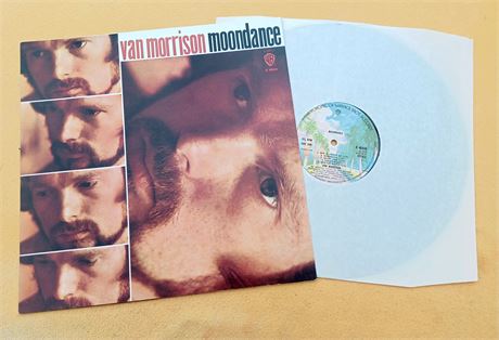 VAN MORRISON " MOONDANCE "SUPERB NM UK PALM TREE LP STILL WITH WS A1B1 MATRICES