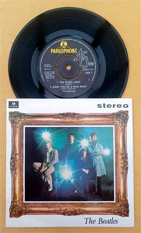 " THE BEATLES "SUPERB NMINT VRARE UK STEREO EP FROM EP BOX SET NO GMARTIN CREDIT