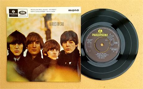 " BEATLES FOR SALE "SUPERB NMINT UK 70'S EP SPECIAL ORDER NO POLO RINGS 2M3M